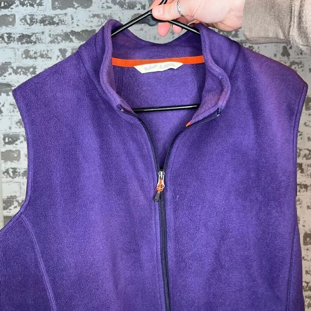 Woolrich | women purple full zip vest